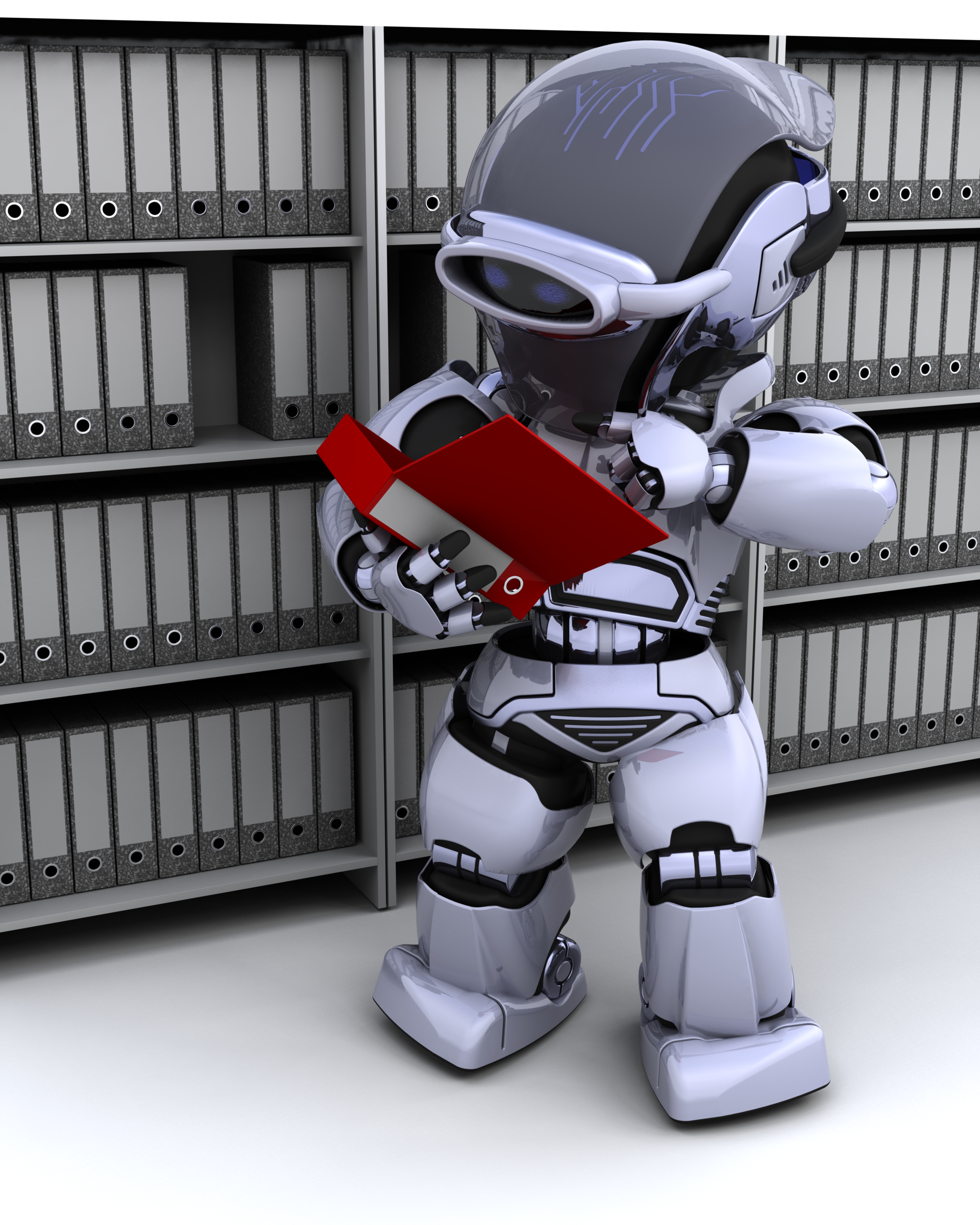 Denkkapitel Team bei der Arbeit mit Büchern und KI-Technologie